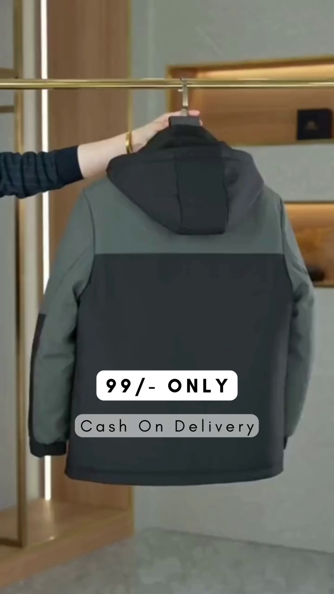Warm Parka Winter Hooded Casual Jacket