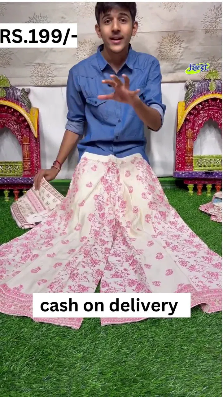 Fashion’s Heavy Embroidered Worked Plazzo Pair
