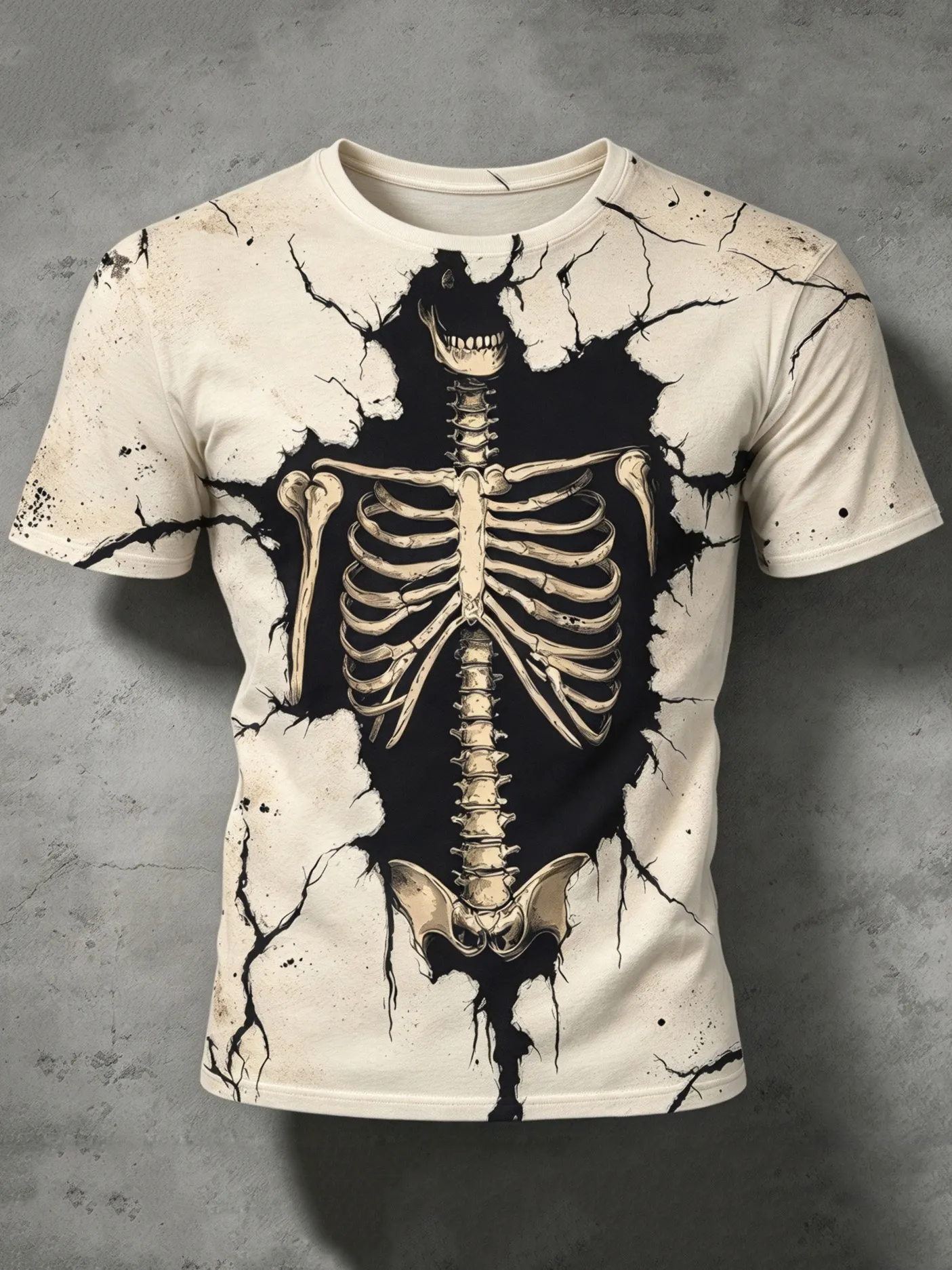 Men's Skull-print T-shirt