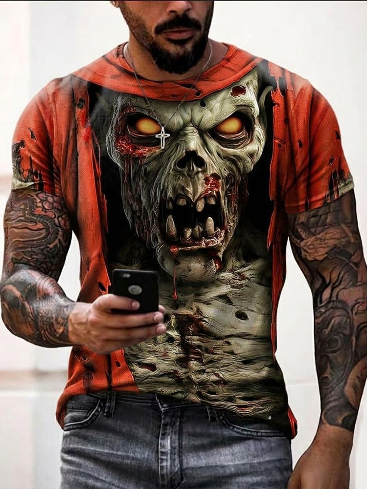 "zombies Are Coming" Men's Casual T-shirt