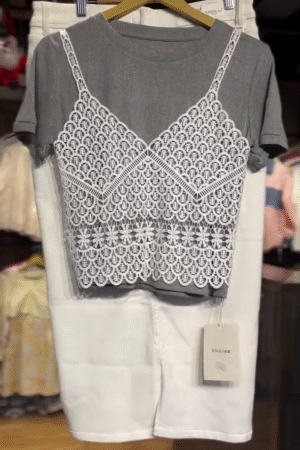 Mint Green 2-Piece Top Set – Soft, Stylish, and Freshly Modern