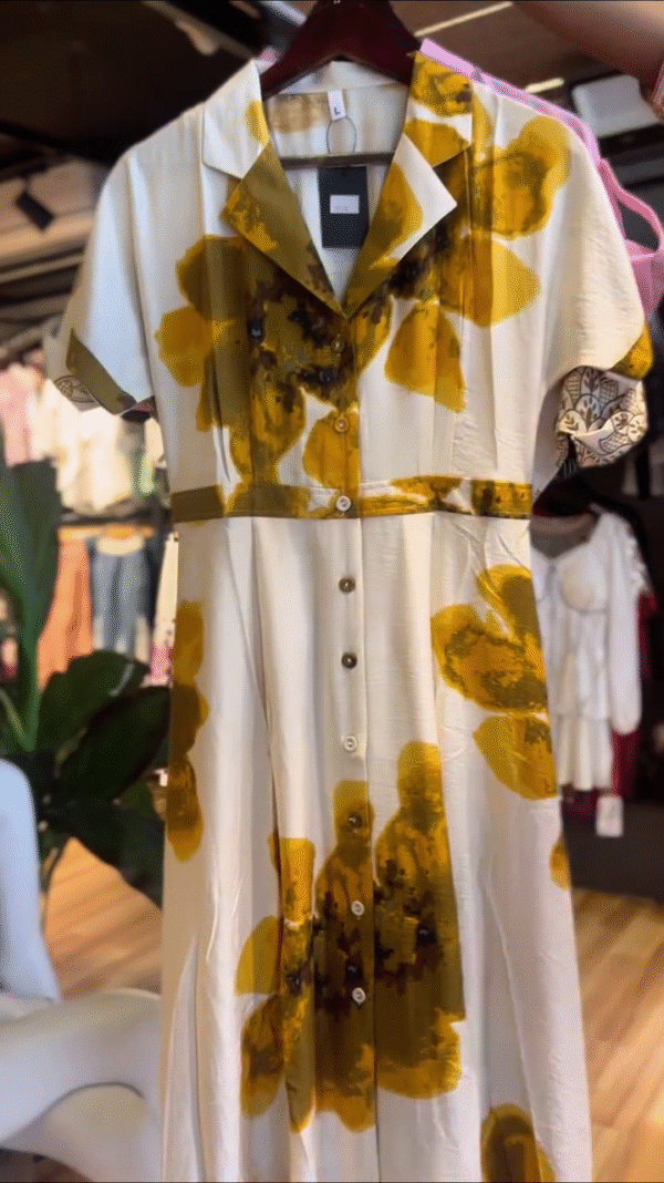 Floral Puff Sleeve Dress – A Romantic Twist on Everyday Style - Image 3