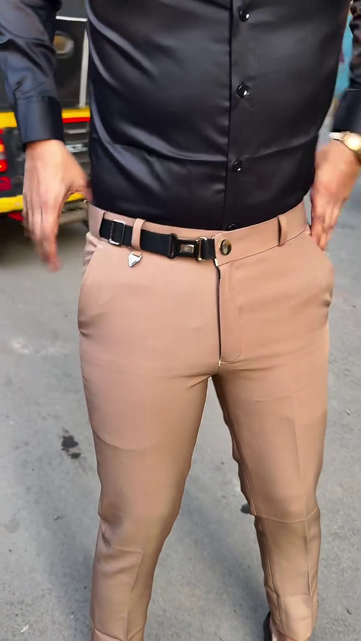 Men’s Slim-Fit Formal Stretch Trousers - Image 5