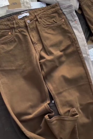 Men’s Regular-Fit Stretch Denim Pants