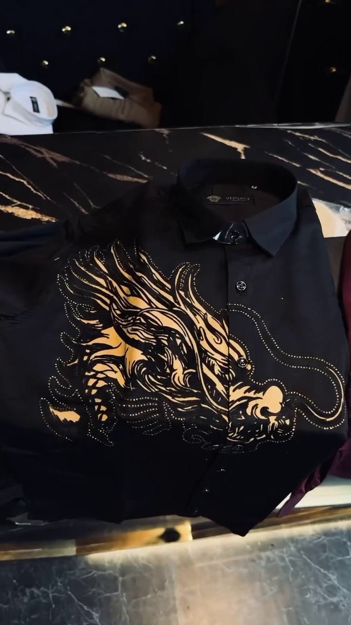 Men’s Designer Printed Formal Shirt - Image 6