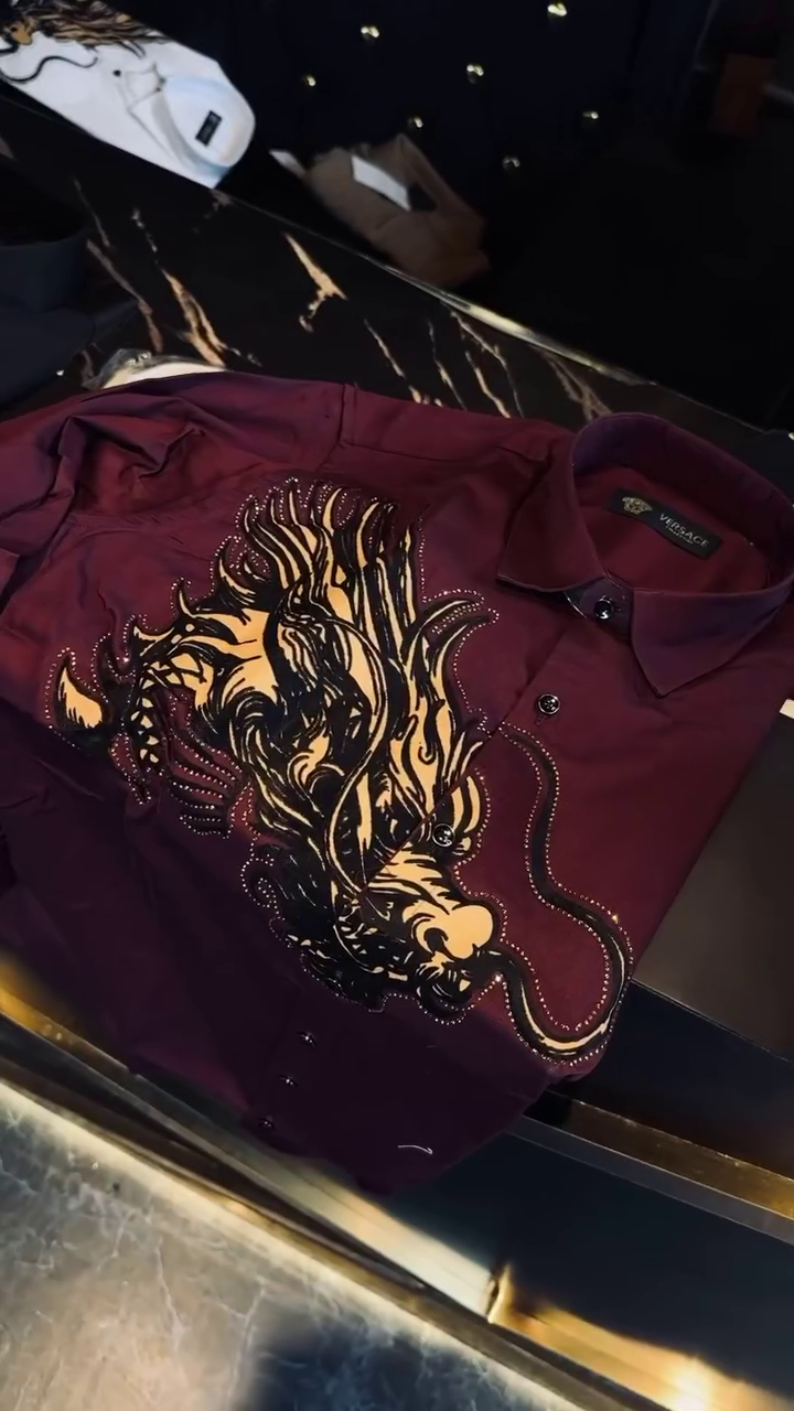 Men’s Designer Printed Formal Shirt - Image 7