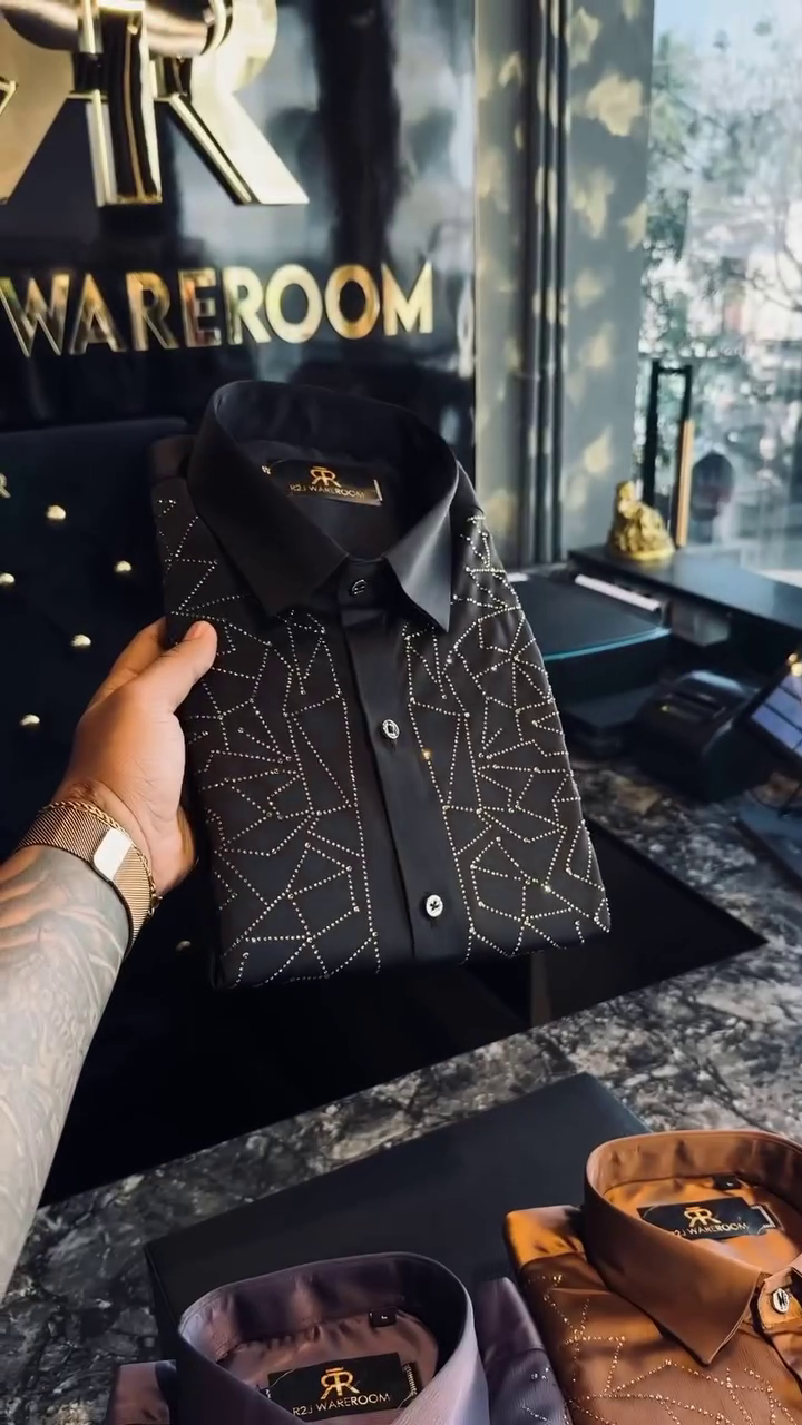 Men’s Premium Designer Partywear Shirt - Image 5