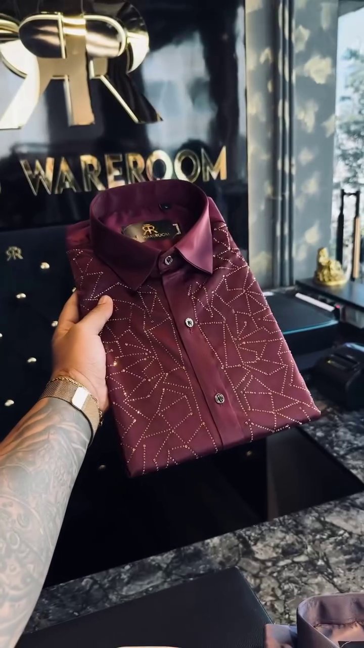 Men’s Premium Designer Partywear Shirt - Image 3