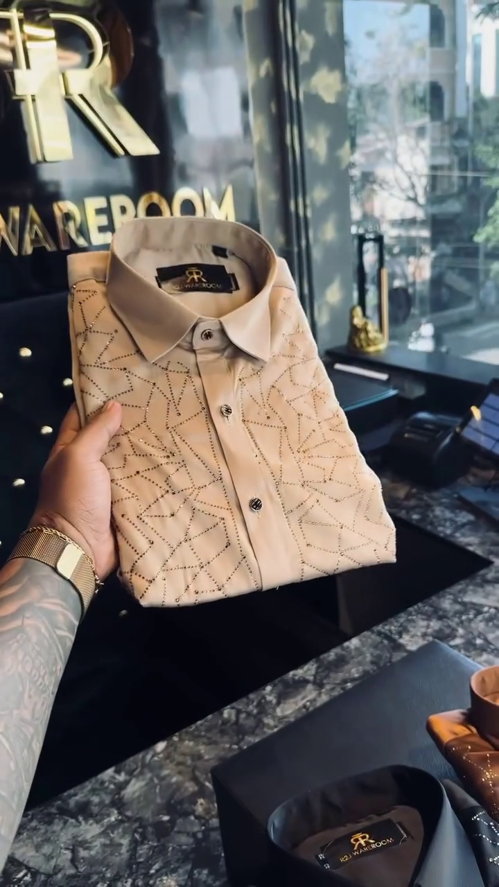 Men’s Premium Designer Partywear Shirt - Image 2