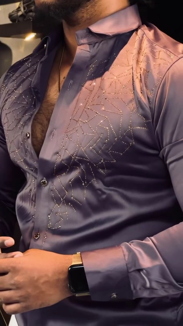 Men’s Premium Designer Partywear Shirt - Image 7