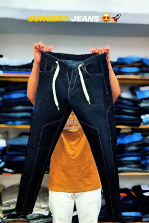 Men Light Fade Biker Cordura Stretchable Jeans