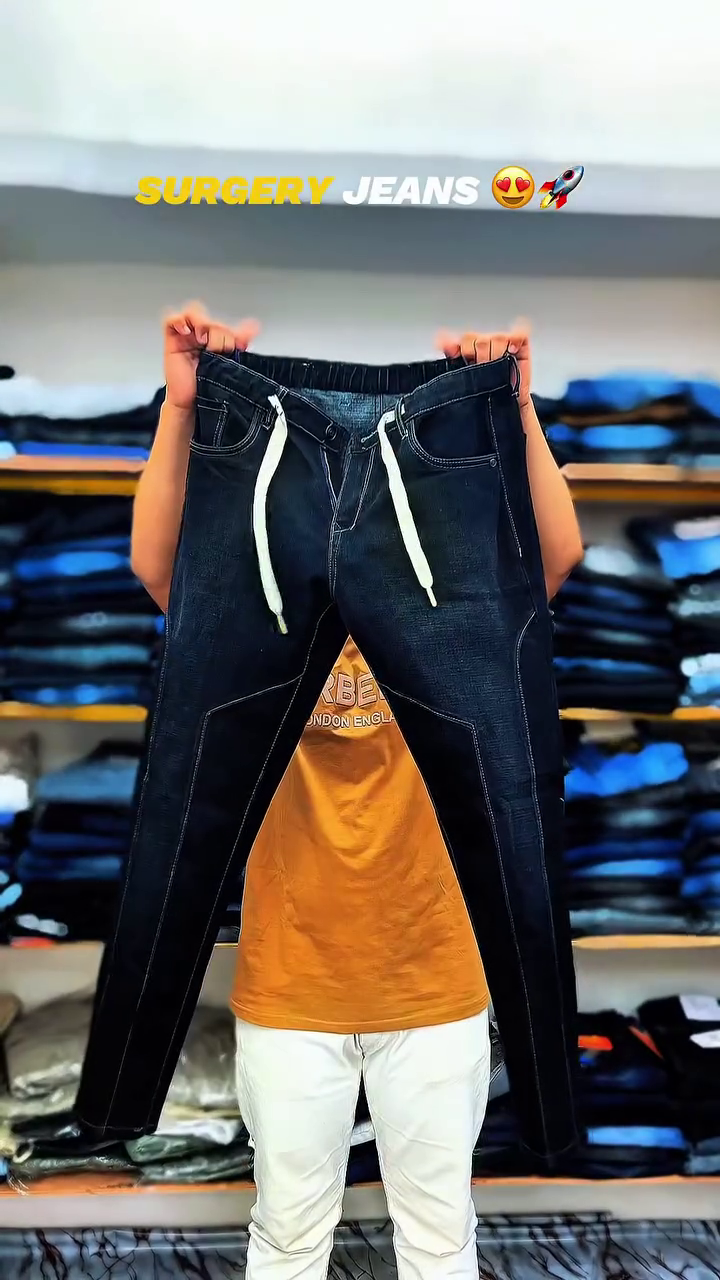 Men Light Fade Biker Cordura Stretchable Jeans