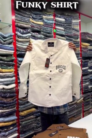 White Poplin Shirt