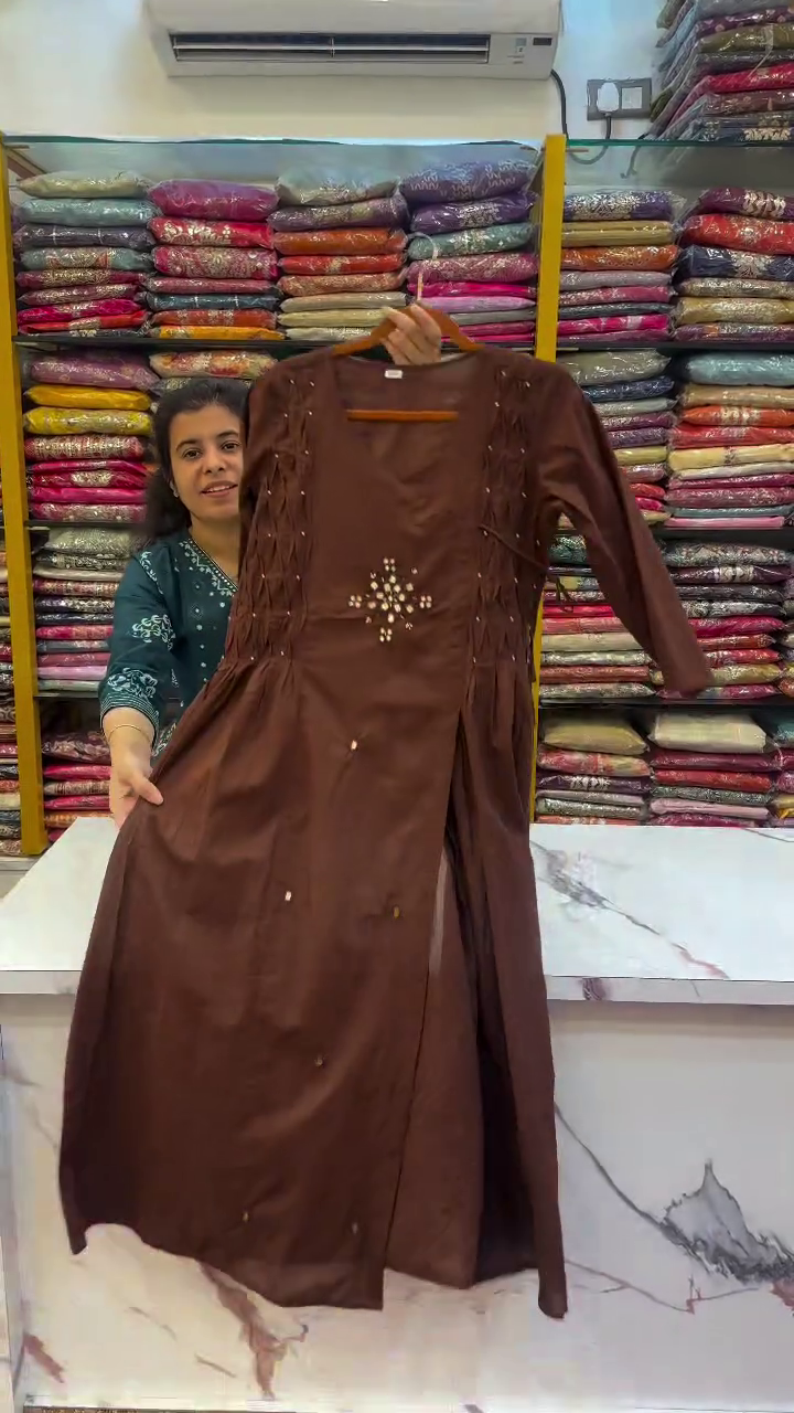 Ethnic Motifs Printed Regular Mirror Work Straight Kurta with Palazzos & Dupatta