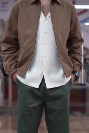 Men Spread Collar Solid Tailored Jacket