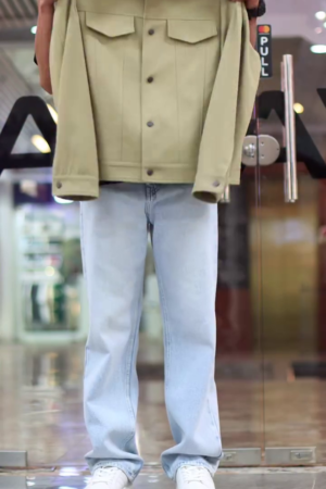 Men Spread Collar Corduroy Anti Odour Jacket
