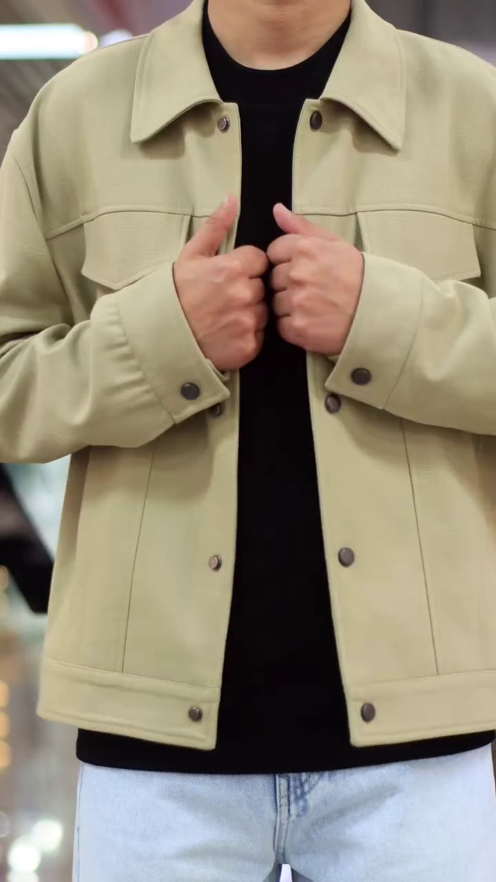 Men Spread Collar Corduroy Anti Odour Jacket - Image 10