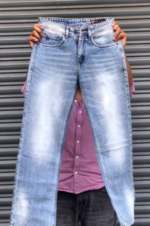 Men Slim Fit Low-Rise Mildly Distressed Light Fade Stretchable Jeans