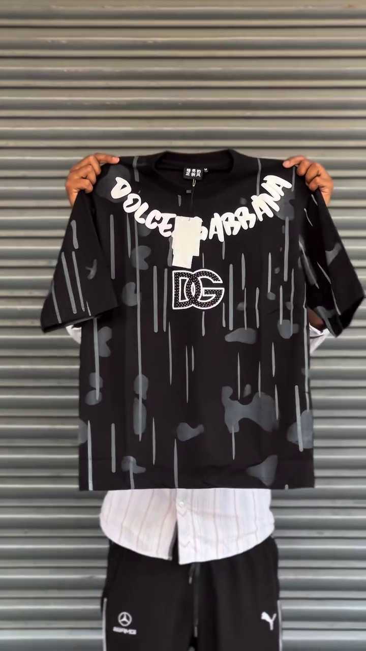 Men White Camouflage Printed Oversized Cotton T-shirt - Image 5